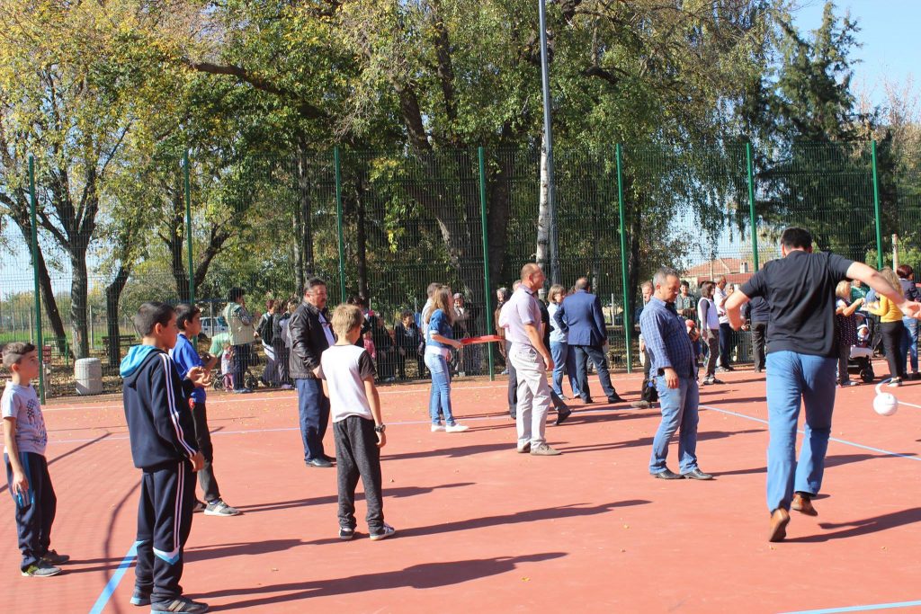 Официално откриване на спортната площадка в с. Наум